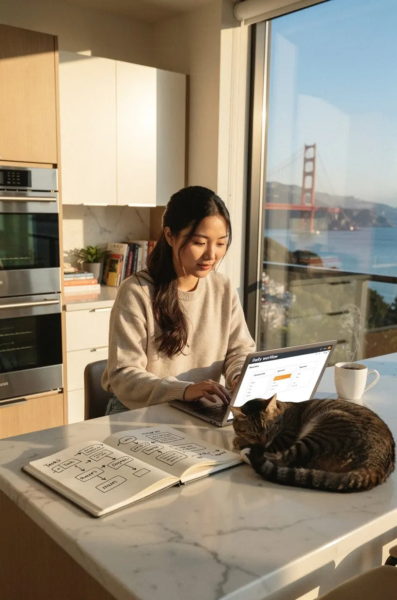 Whiteboard filled with flowcharts and strategic notes illustrating workflow optimization techniques